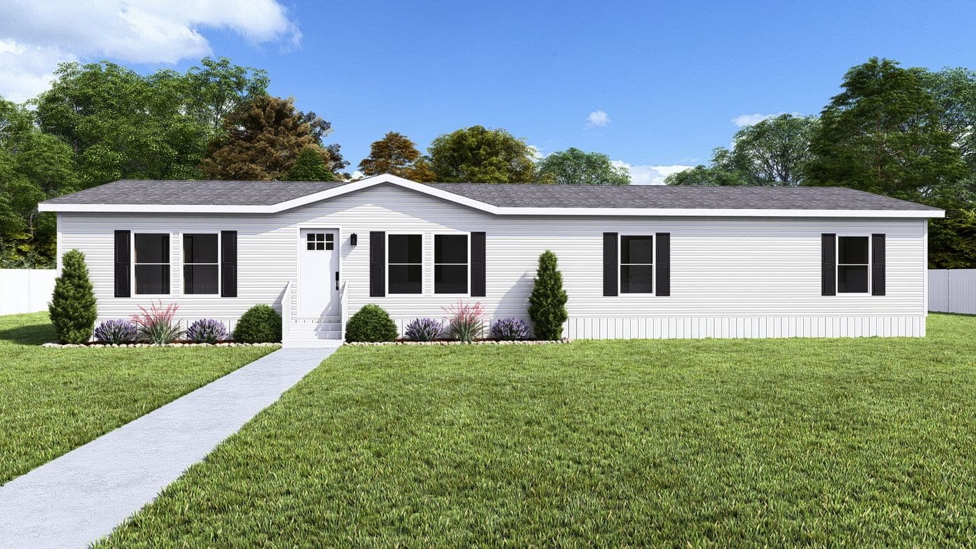 Crockett hero, elevation, and exterior home features