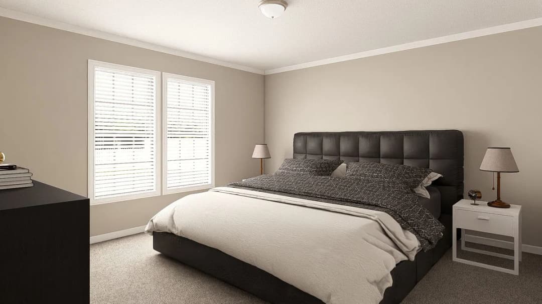 The big easy bedroom home features