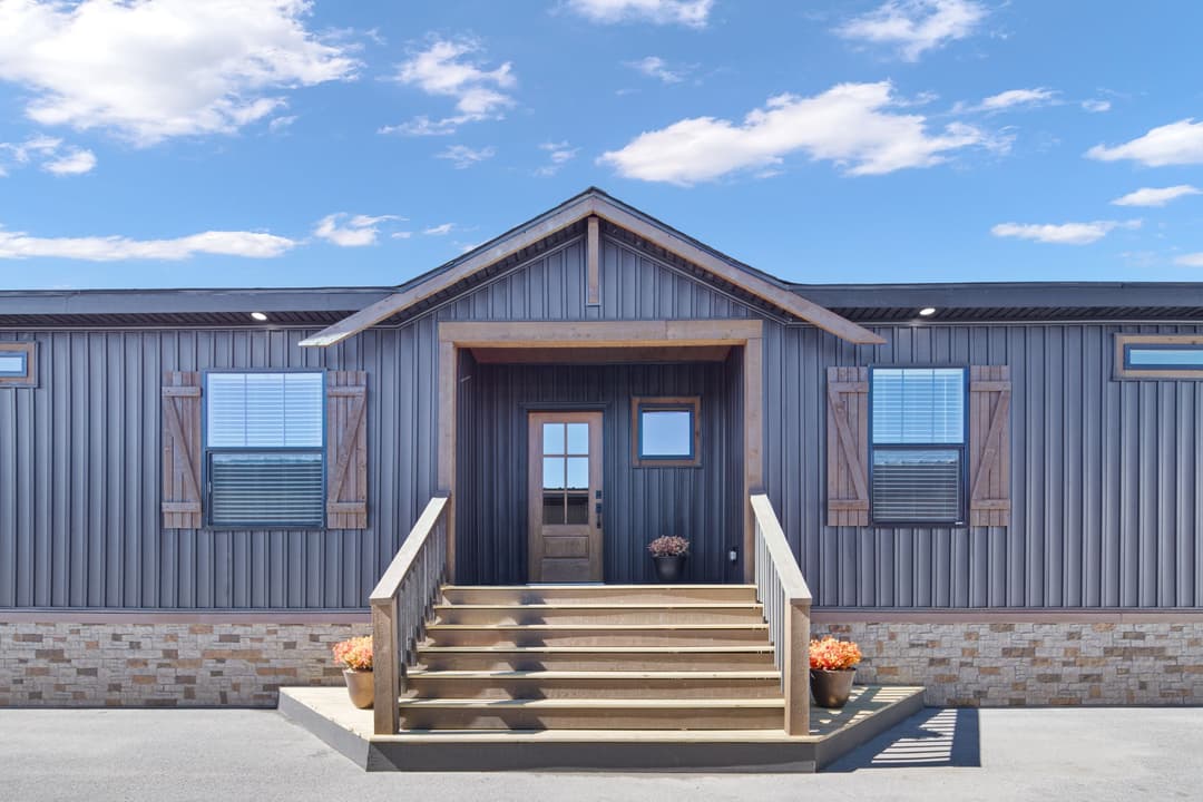 The low country exterior home features