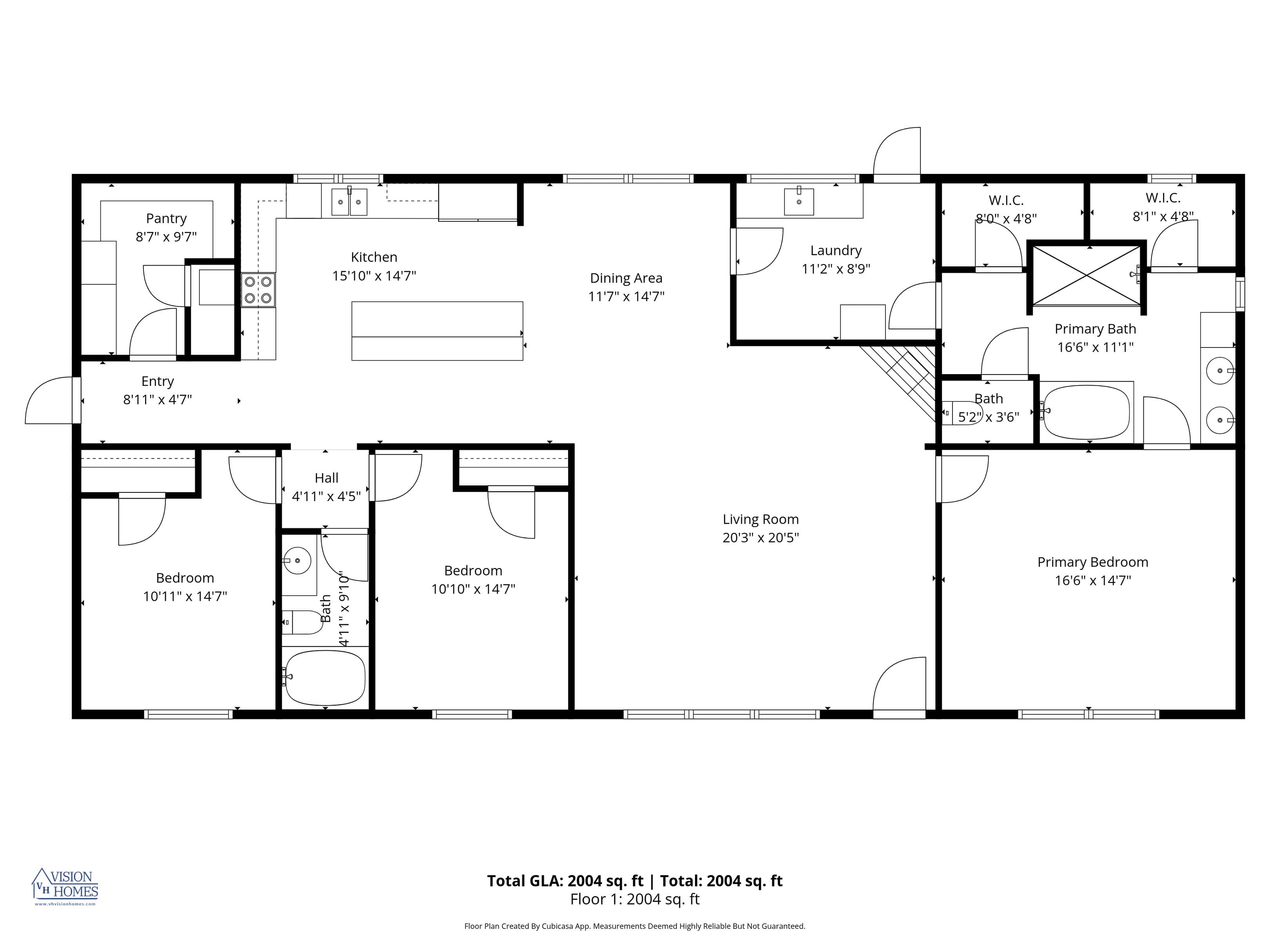 The azalea floor plan home features