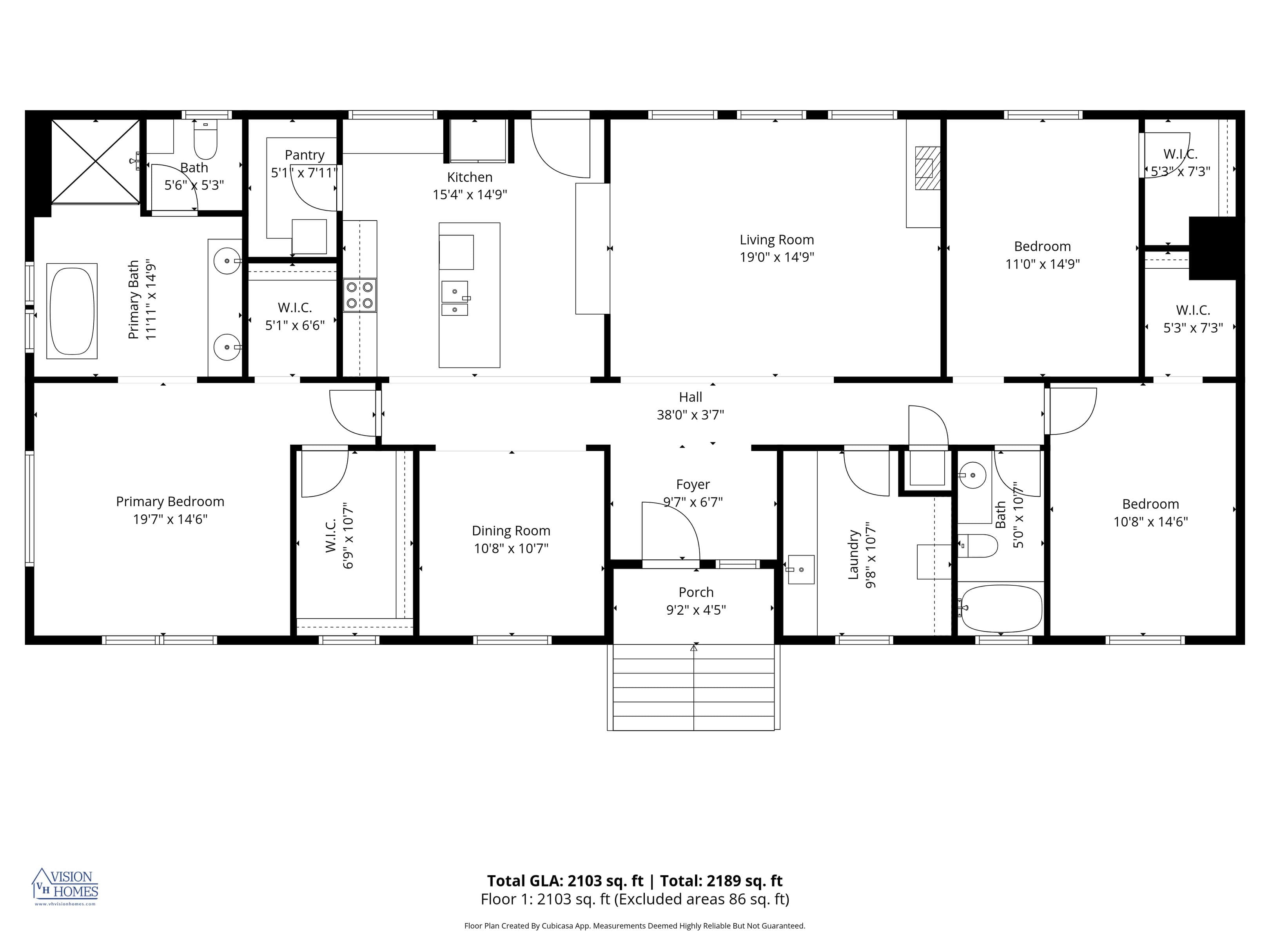 The low country floor plan home features