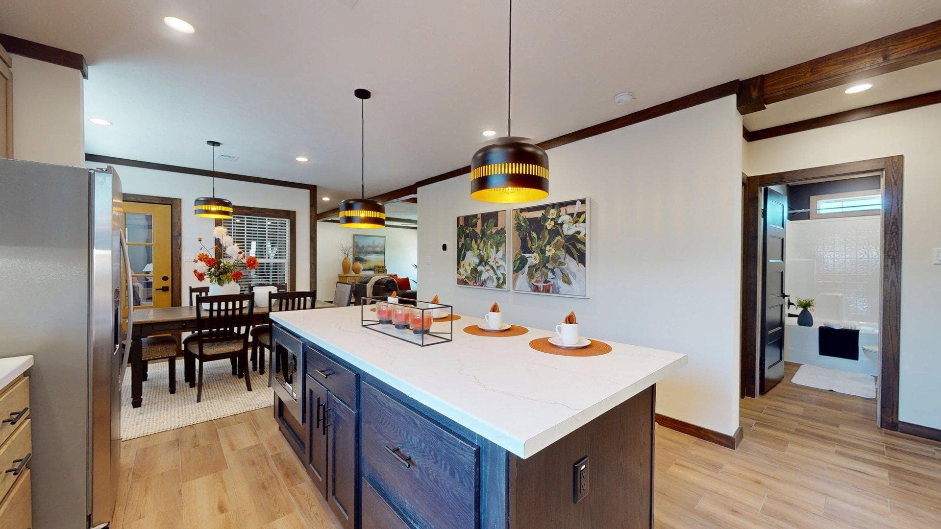 Mountain laurel kitchen home features