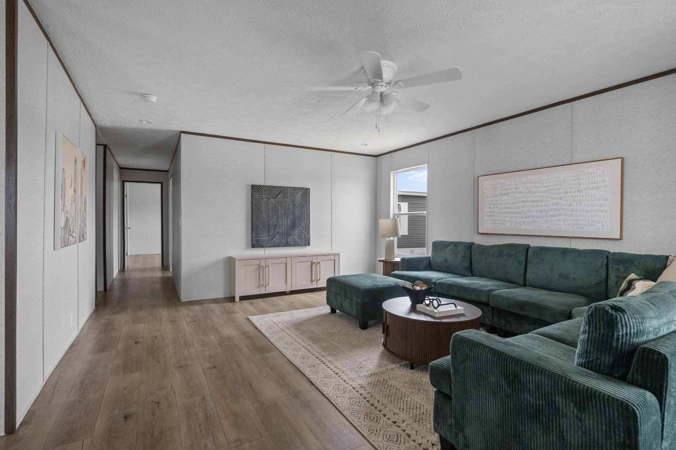 The porch model 3252 interior home features