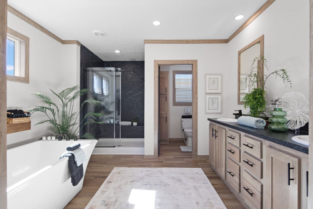 The low country bathroom home features