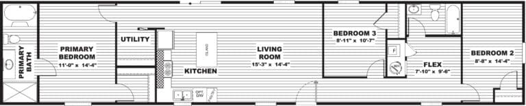 Birch floor plan home features