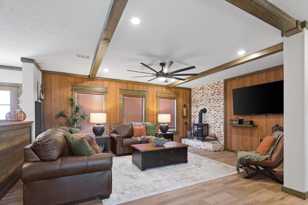 The low country interior home features