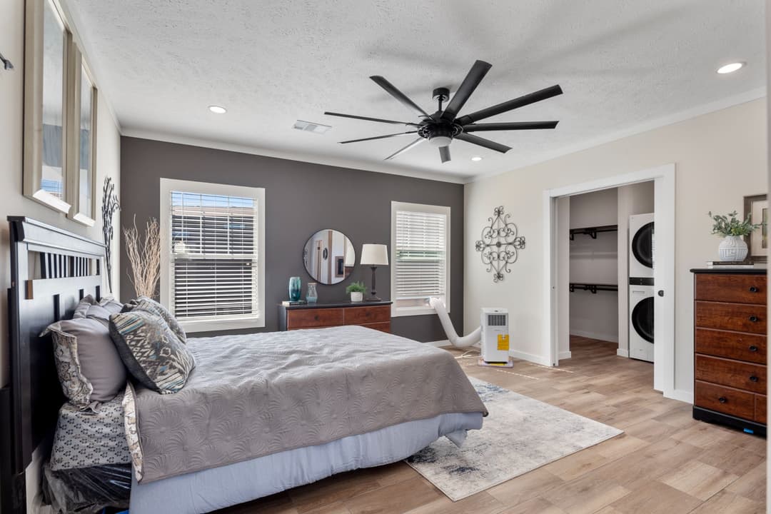 The twin creek interior home features