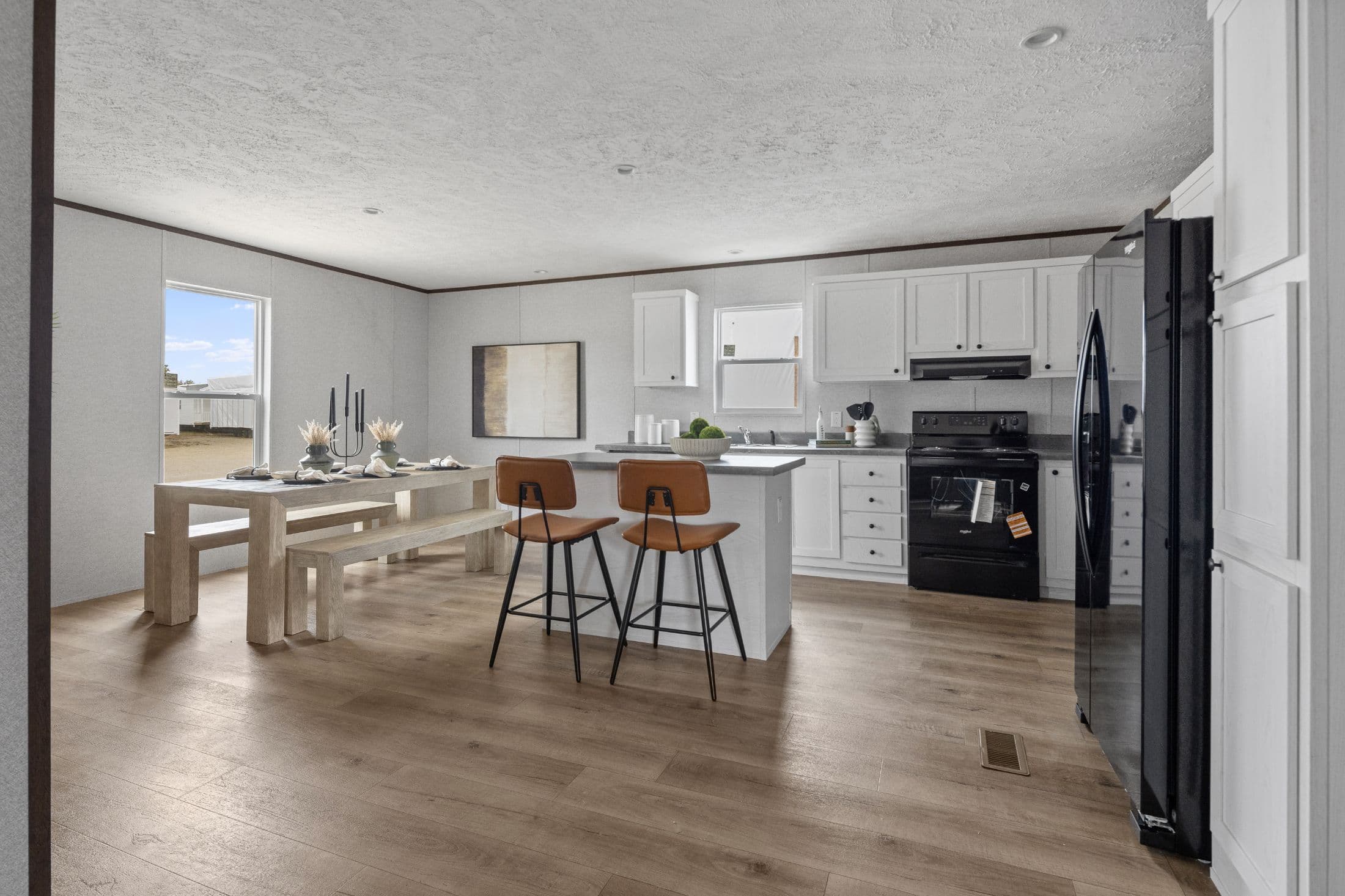 The porch model 3252 kitchen home features