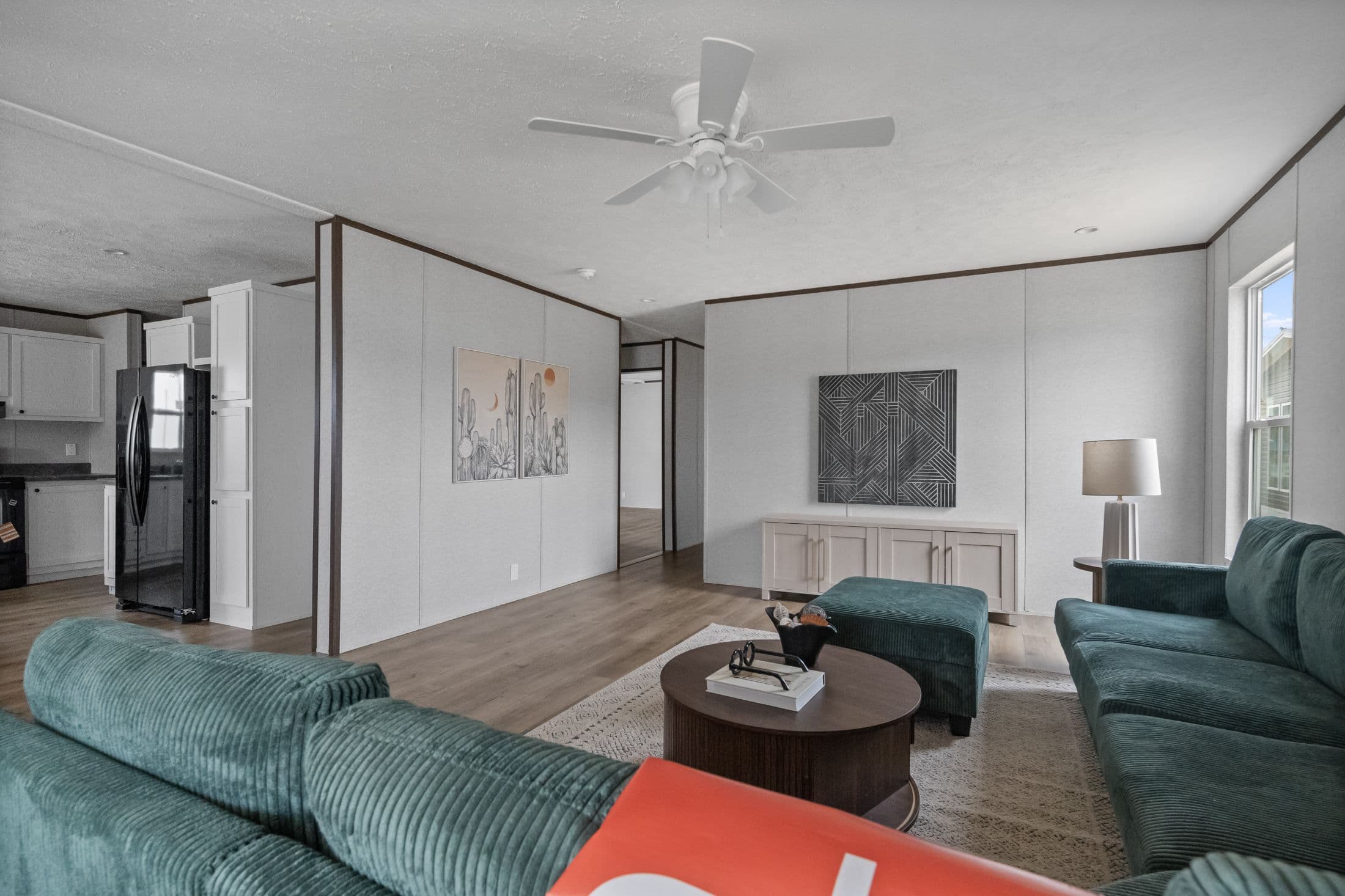 The porch model 3252 interior home features