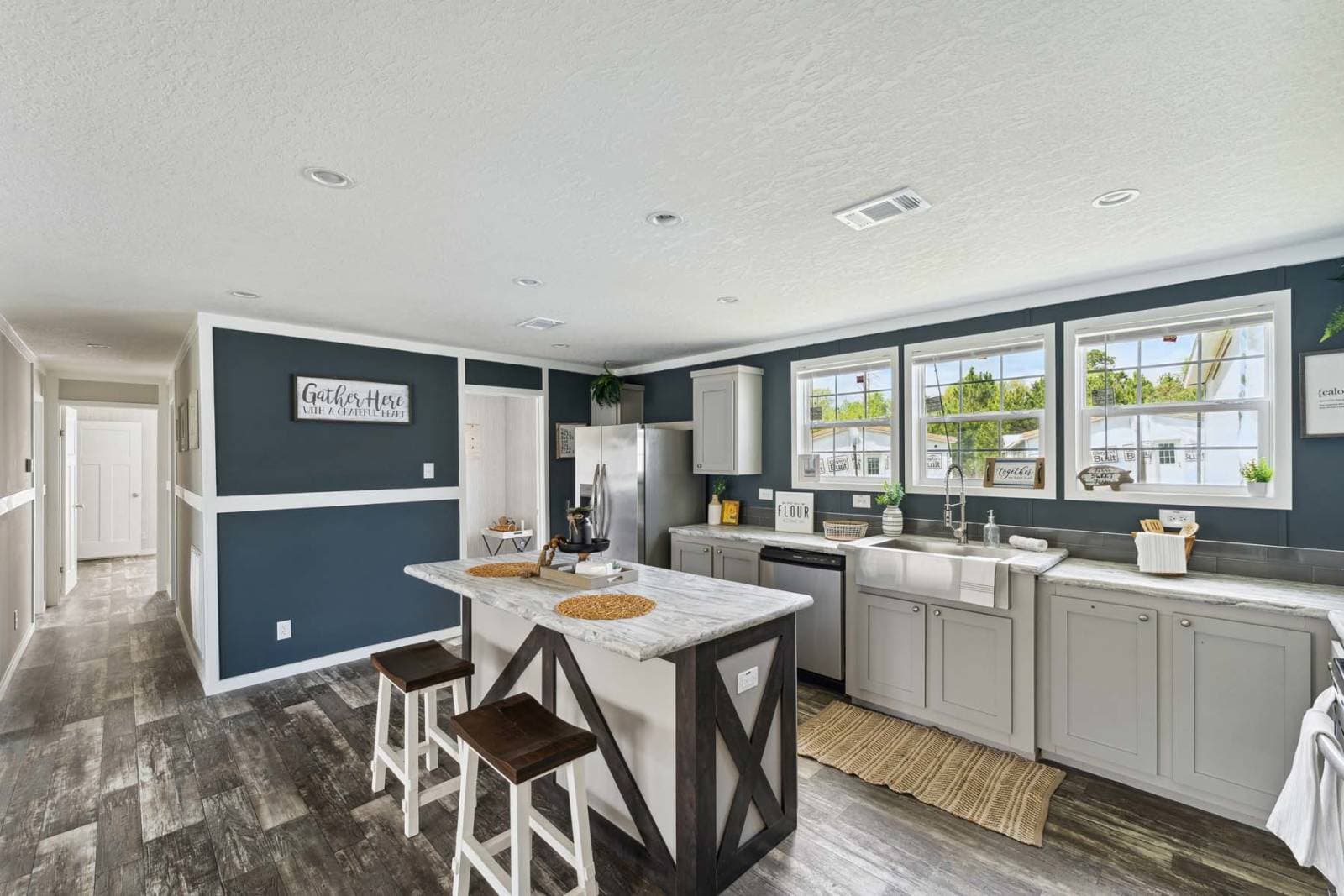 The chipper kitchen home features