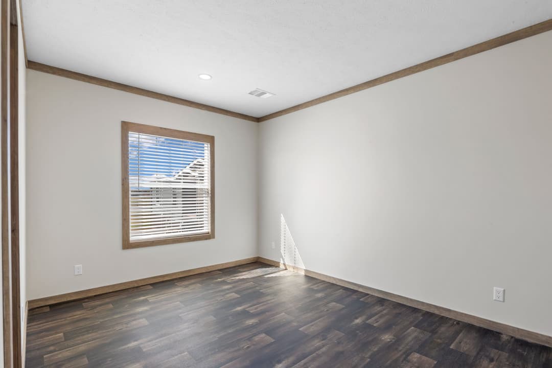 The cedar creek bedroom home features