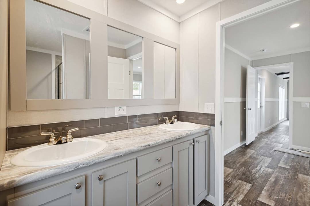 The murphy bathroom home features