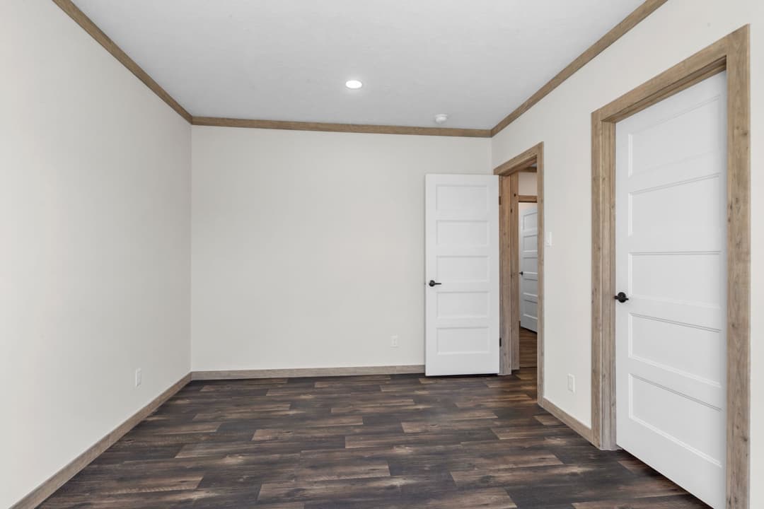 The cedar creek bedroom home features