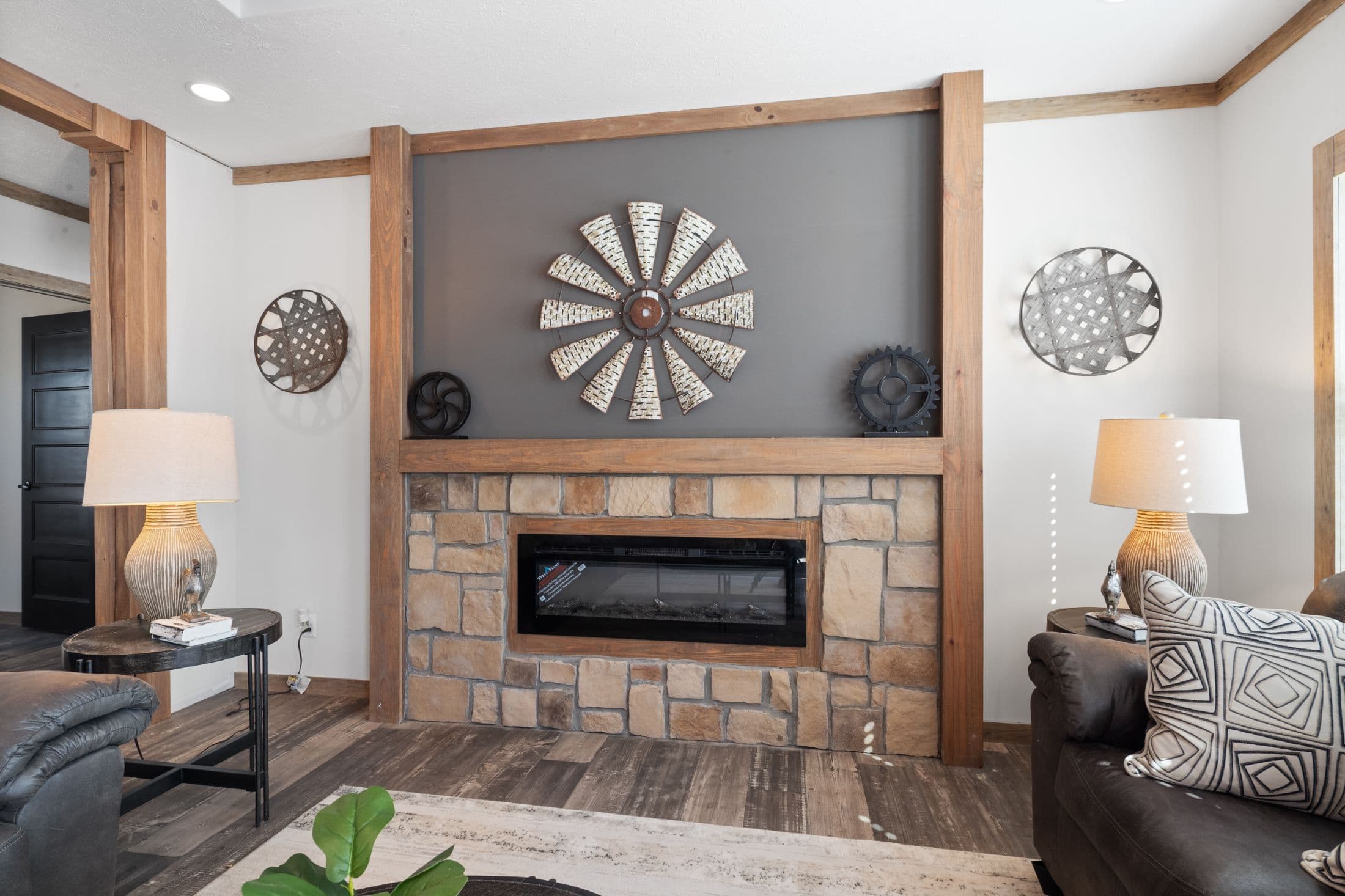 The lakewood interior home features