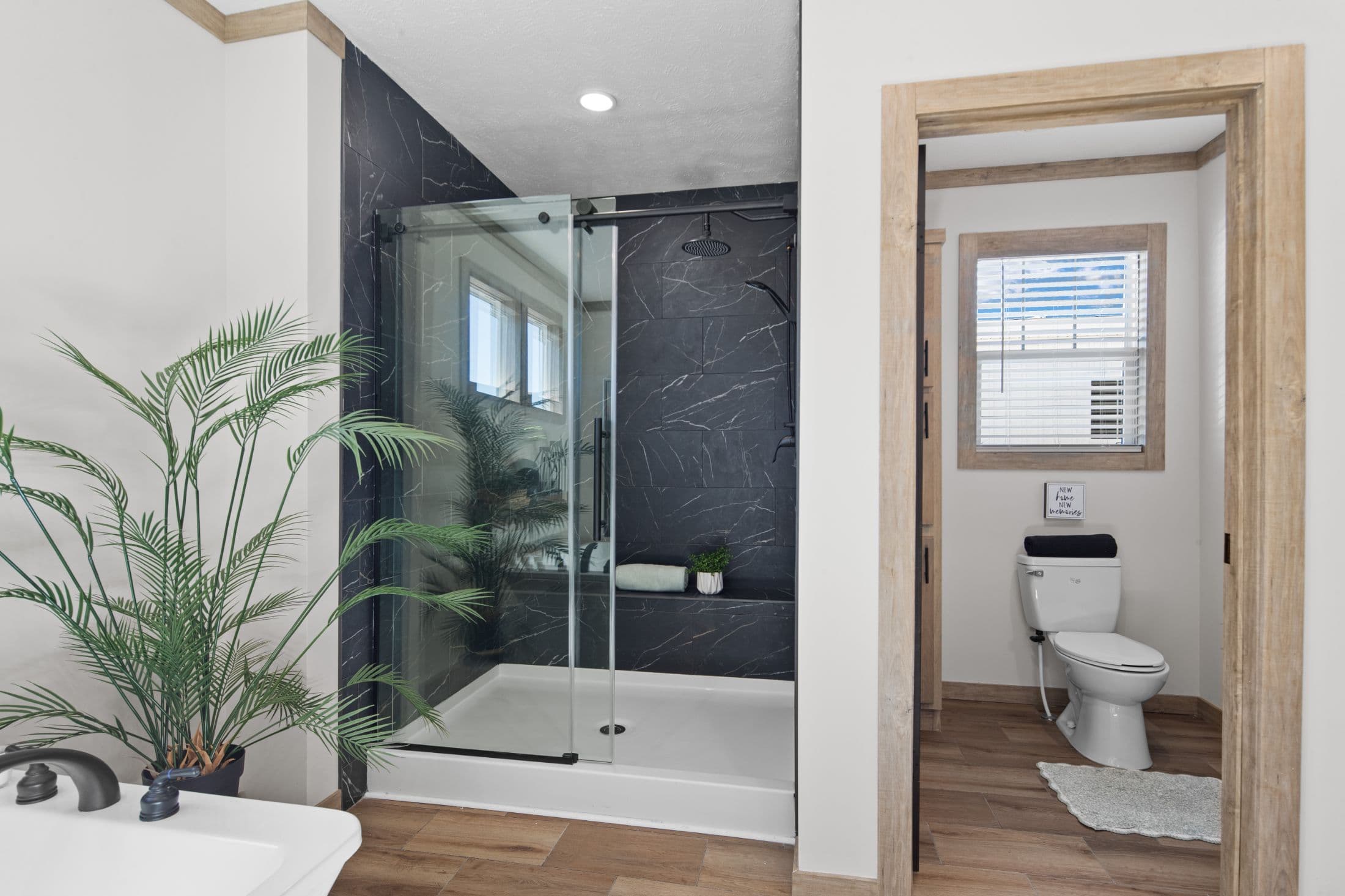 The low country bathroom home features