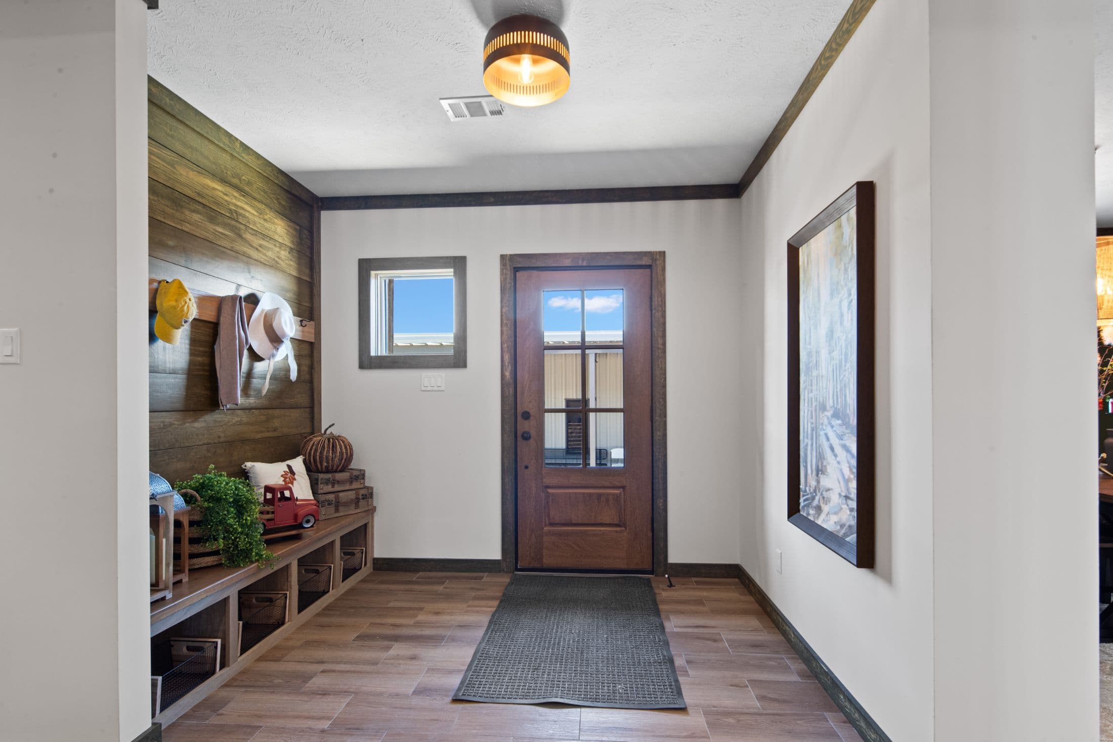 The low country interior home features