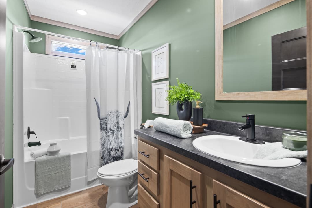 The low country bathroom home features
