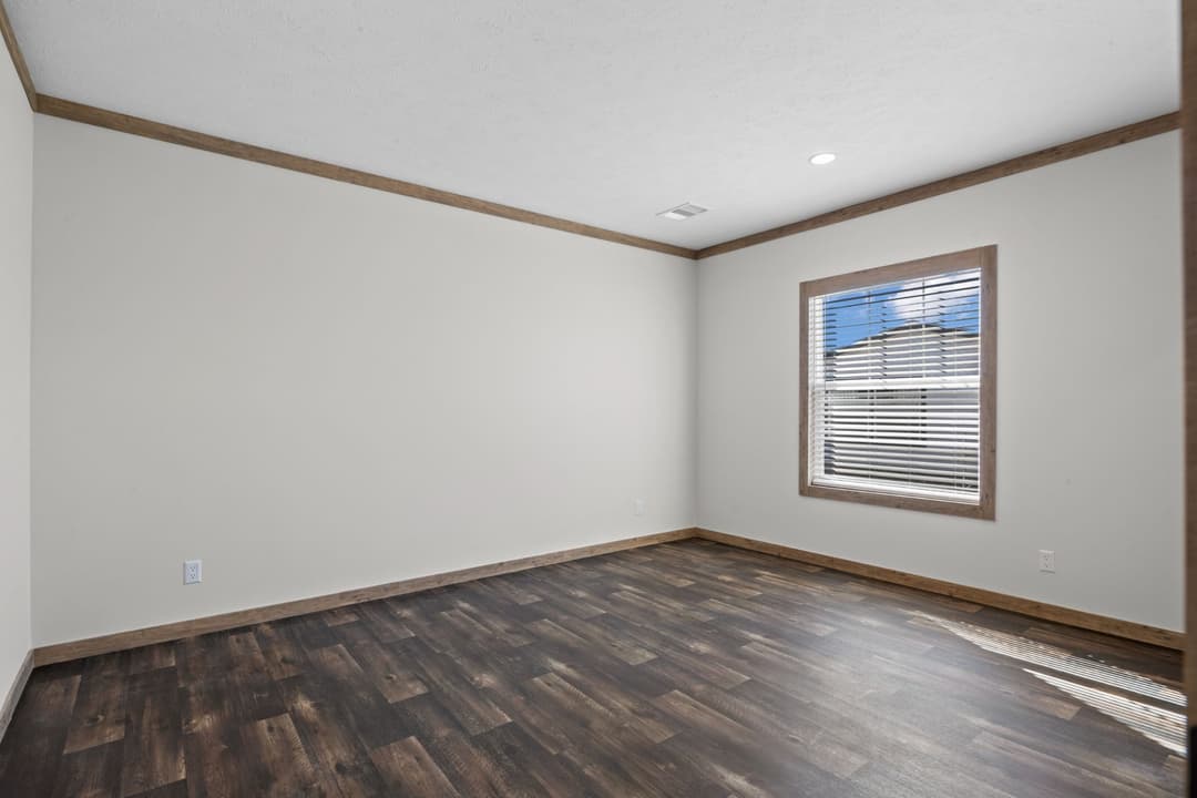 The cedar creek bedroom home features