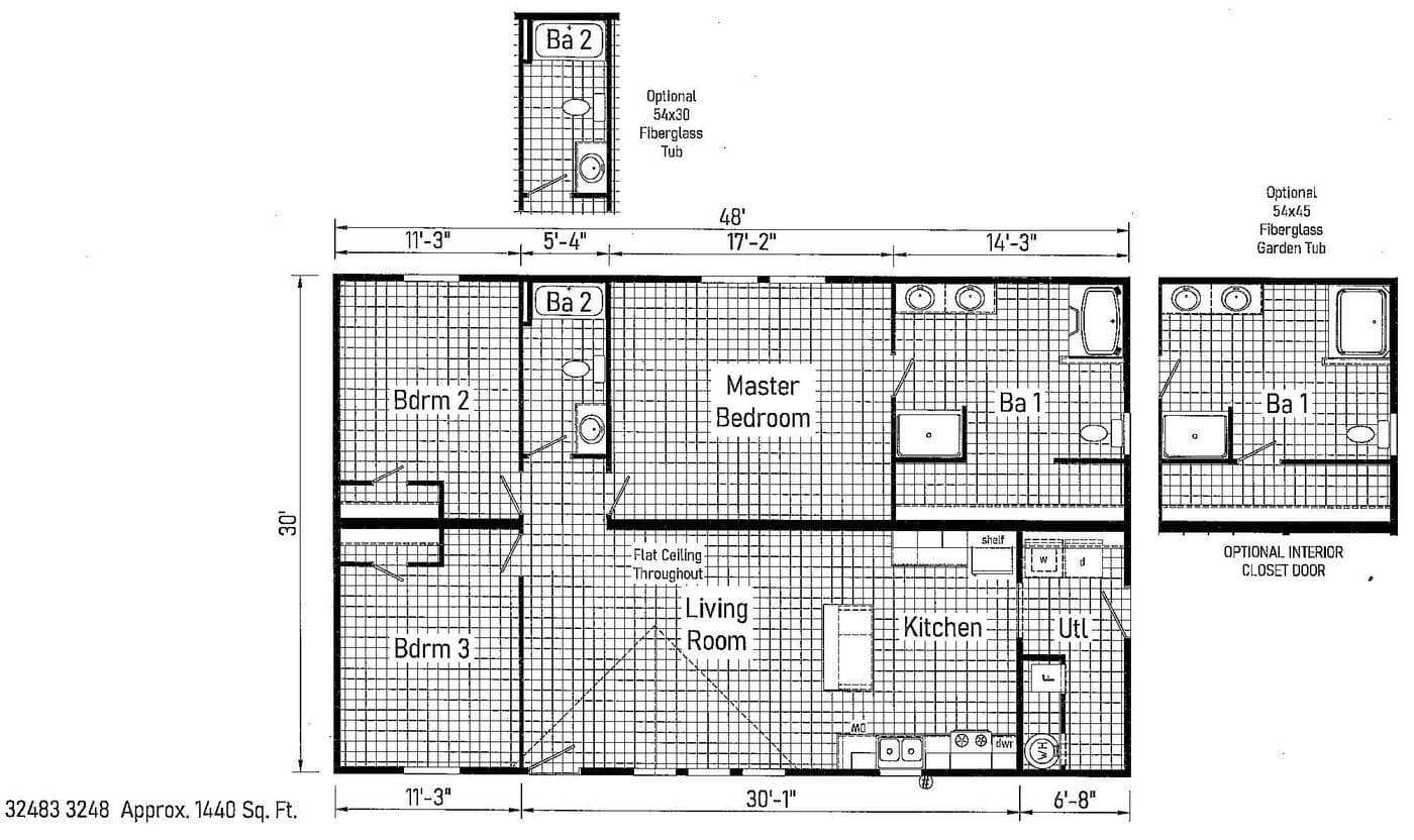 Phoenix 32483b floor plan home features