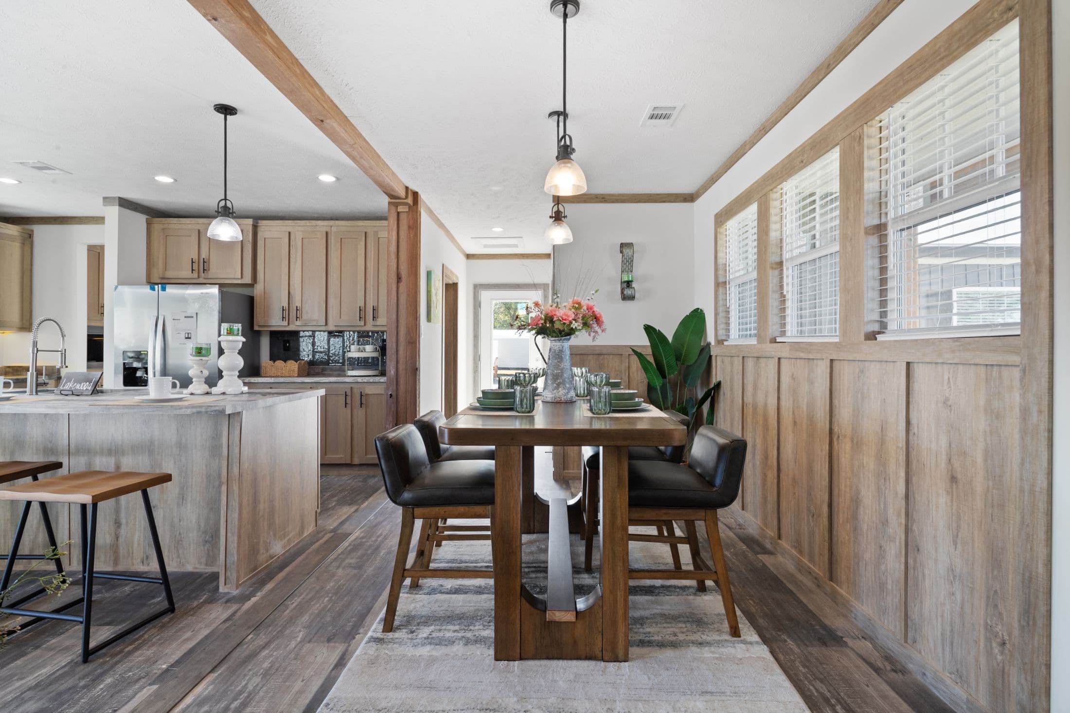 The lakewood  home features