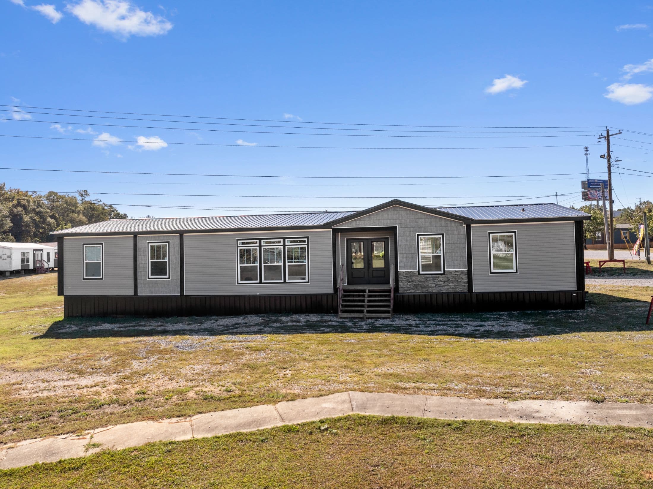 The twin creek exterior home features