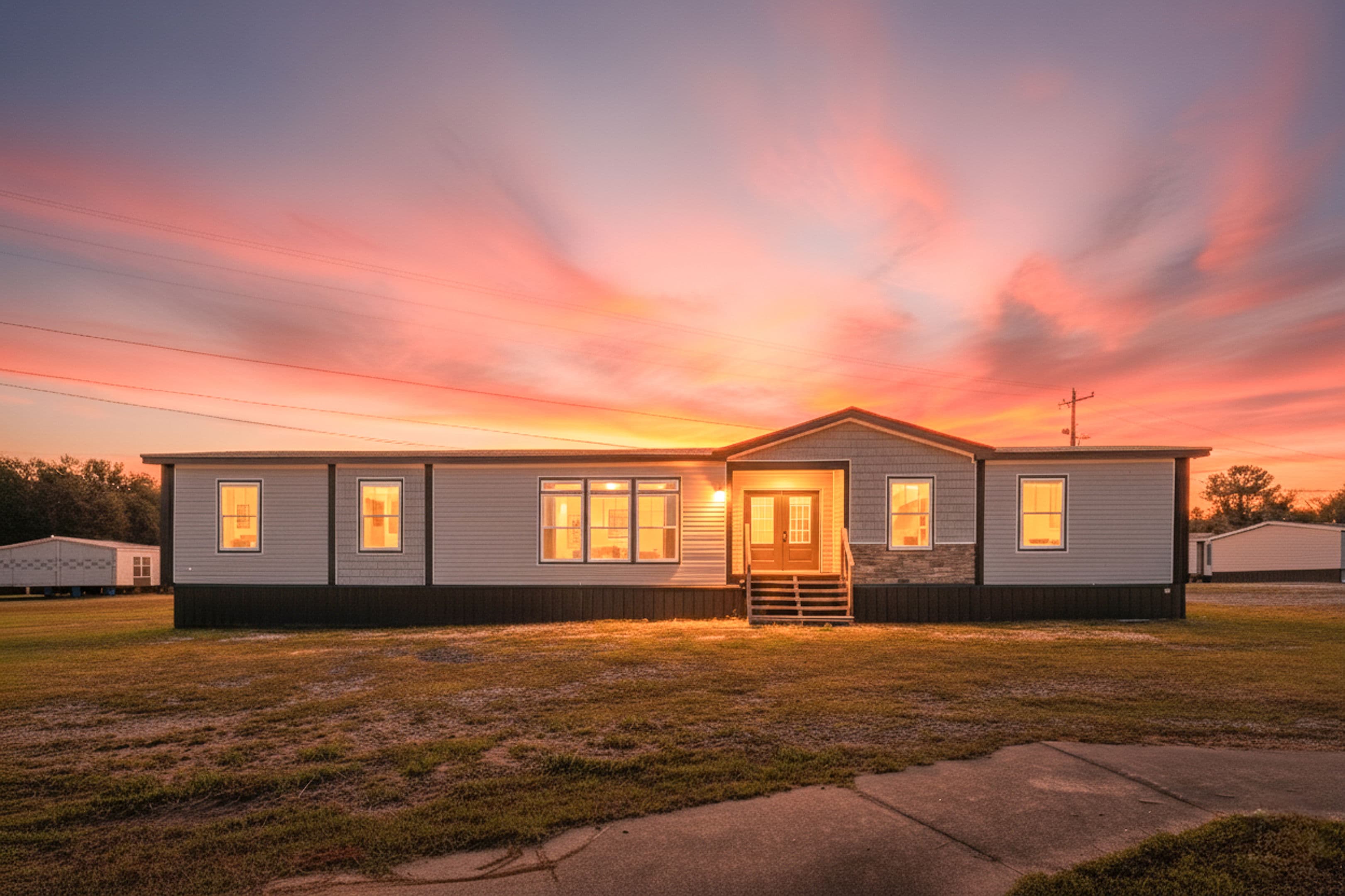 The twin creek exterior and hero home features