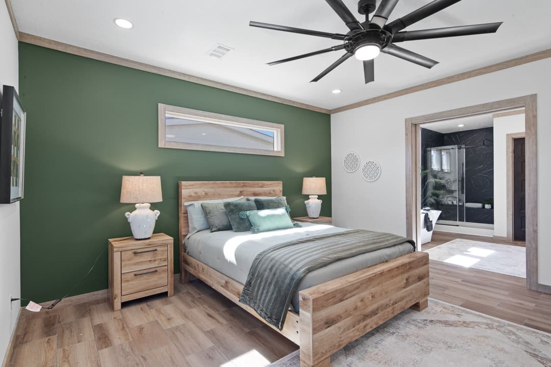 The low country bedroom home features