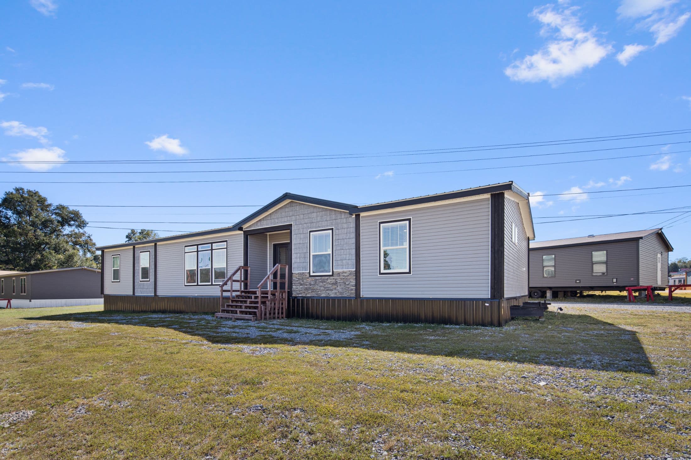The twin creek exterior home features