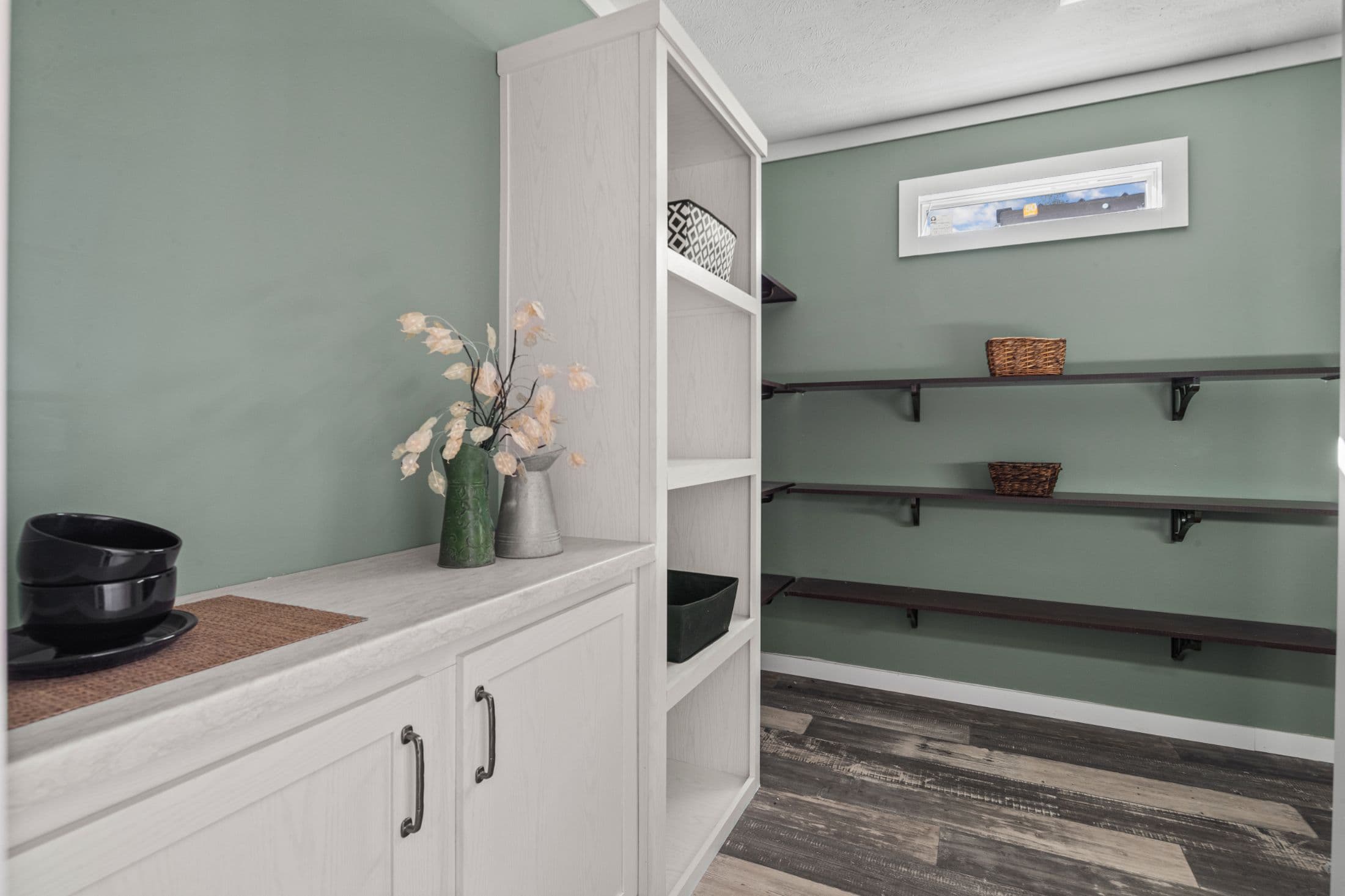 The azalea interior home features