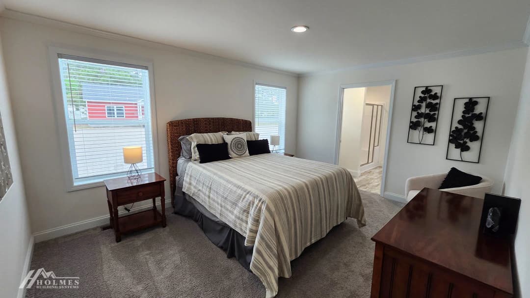 Birch bedroom home features