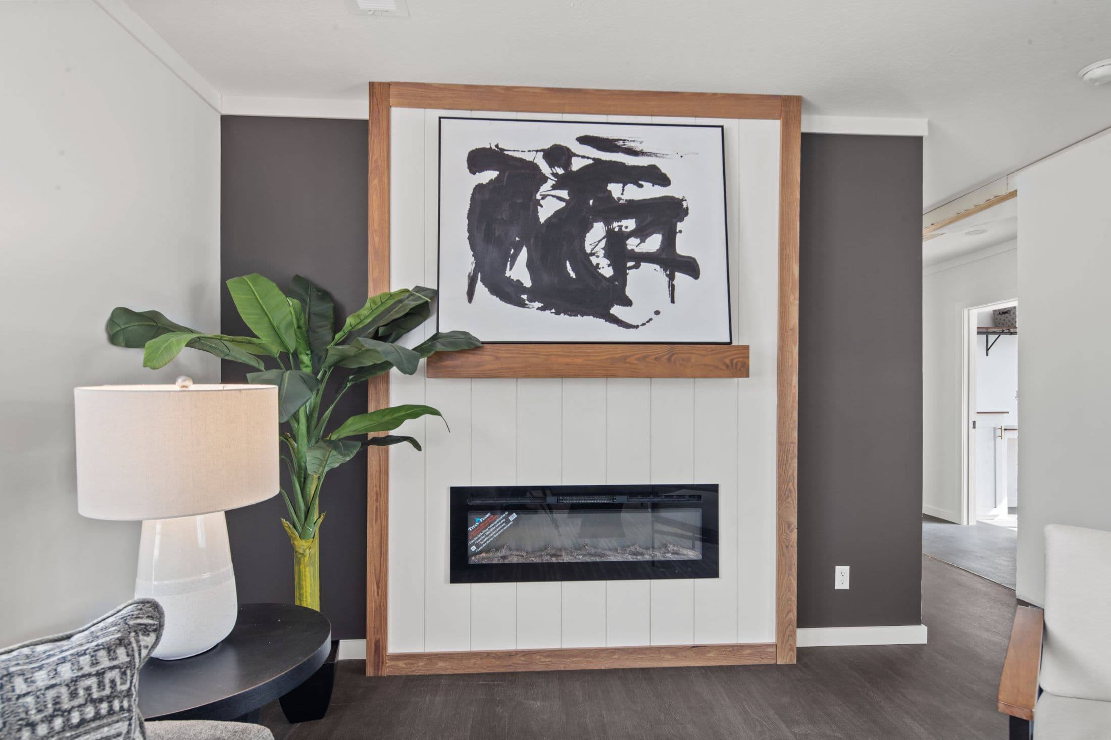 The little creek interior home features