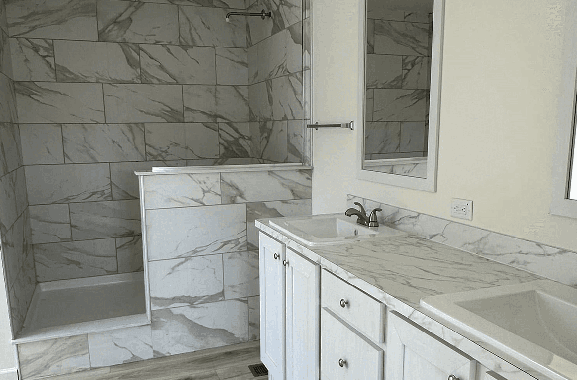 Augusta bathroom home features