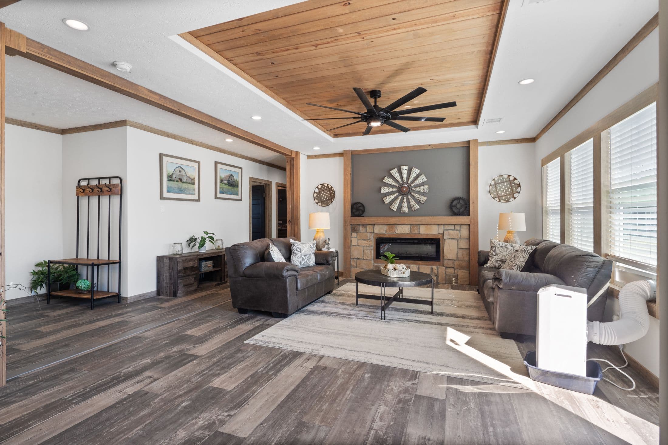 The lakewood interior home features
