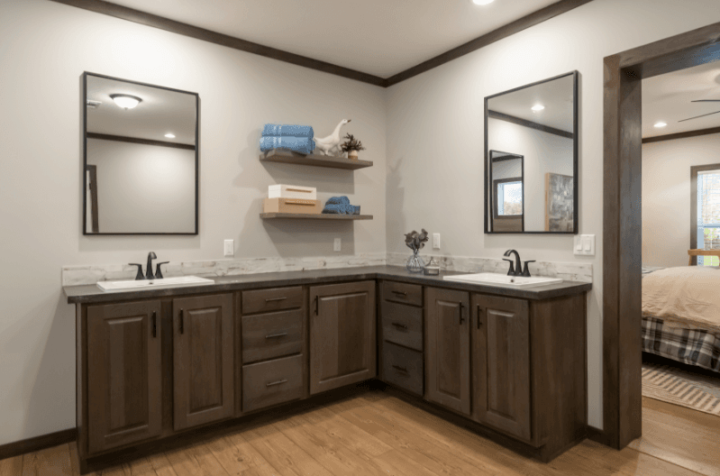 The keep bathroom home features