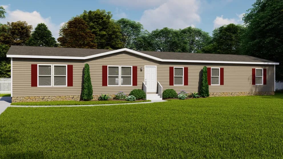 Tradition 76c hero, elevation, and exterior home features