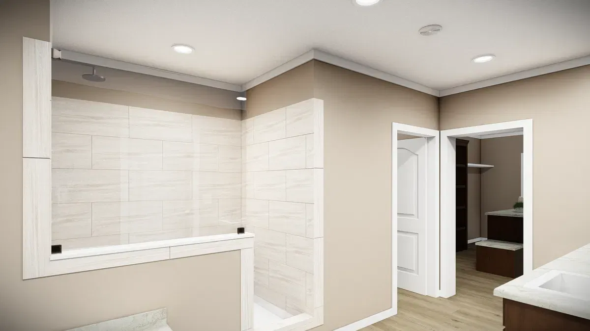 The bryant bathroom home features