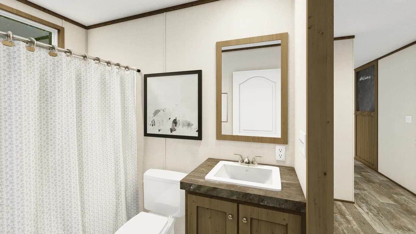 Grand living 72a bathroom home features