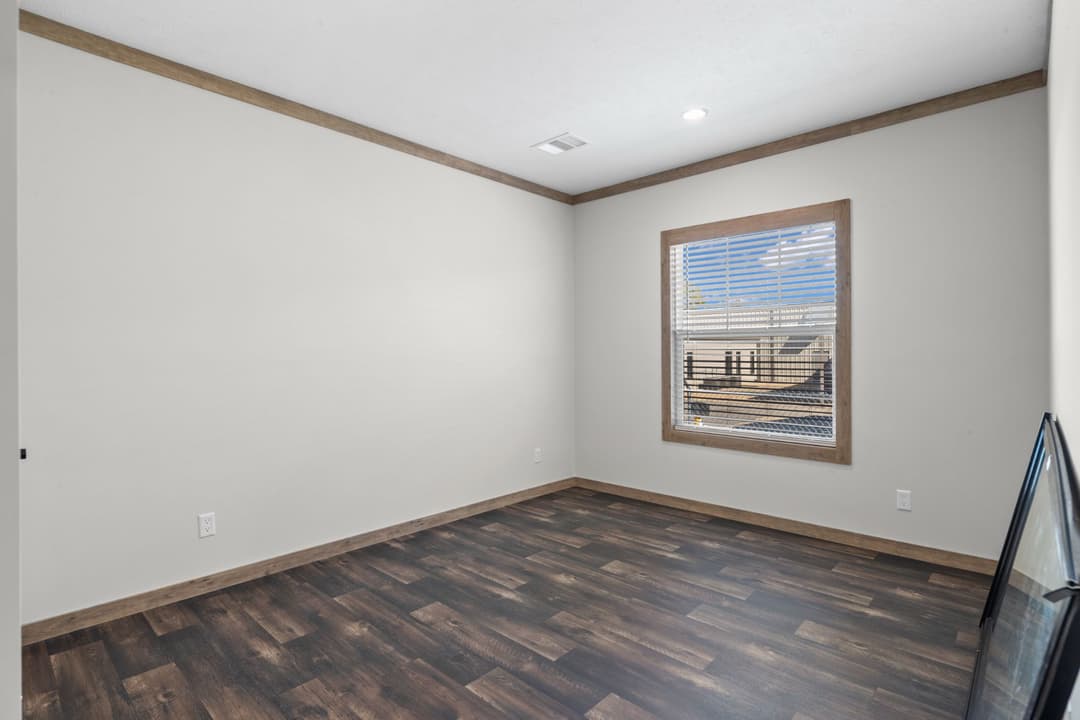 The cedar creek bedroom home features