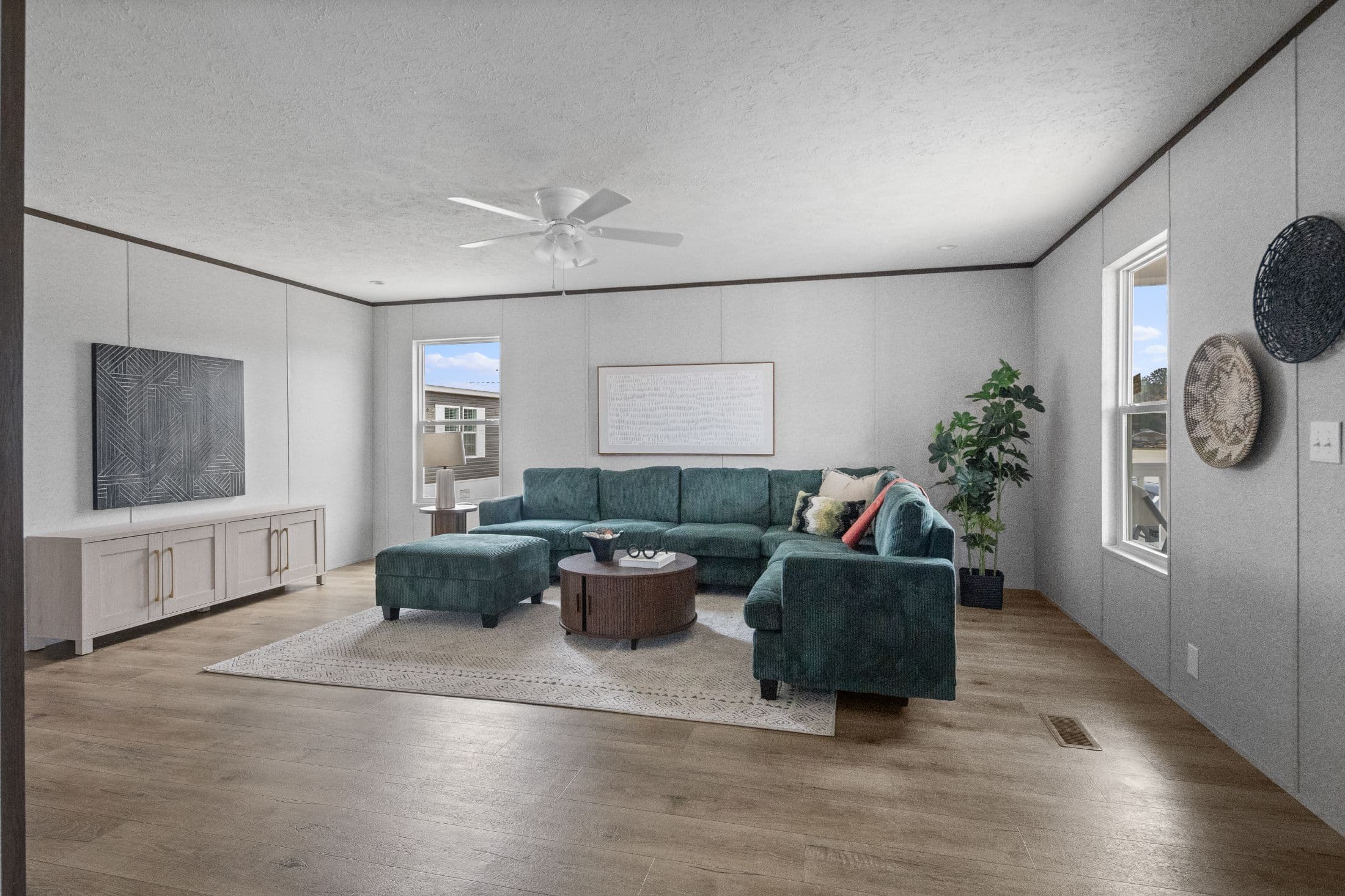 The porch model 3252 interior home features