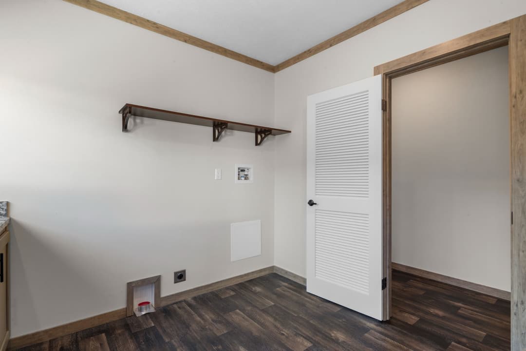 The cedar creek interior home features