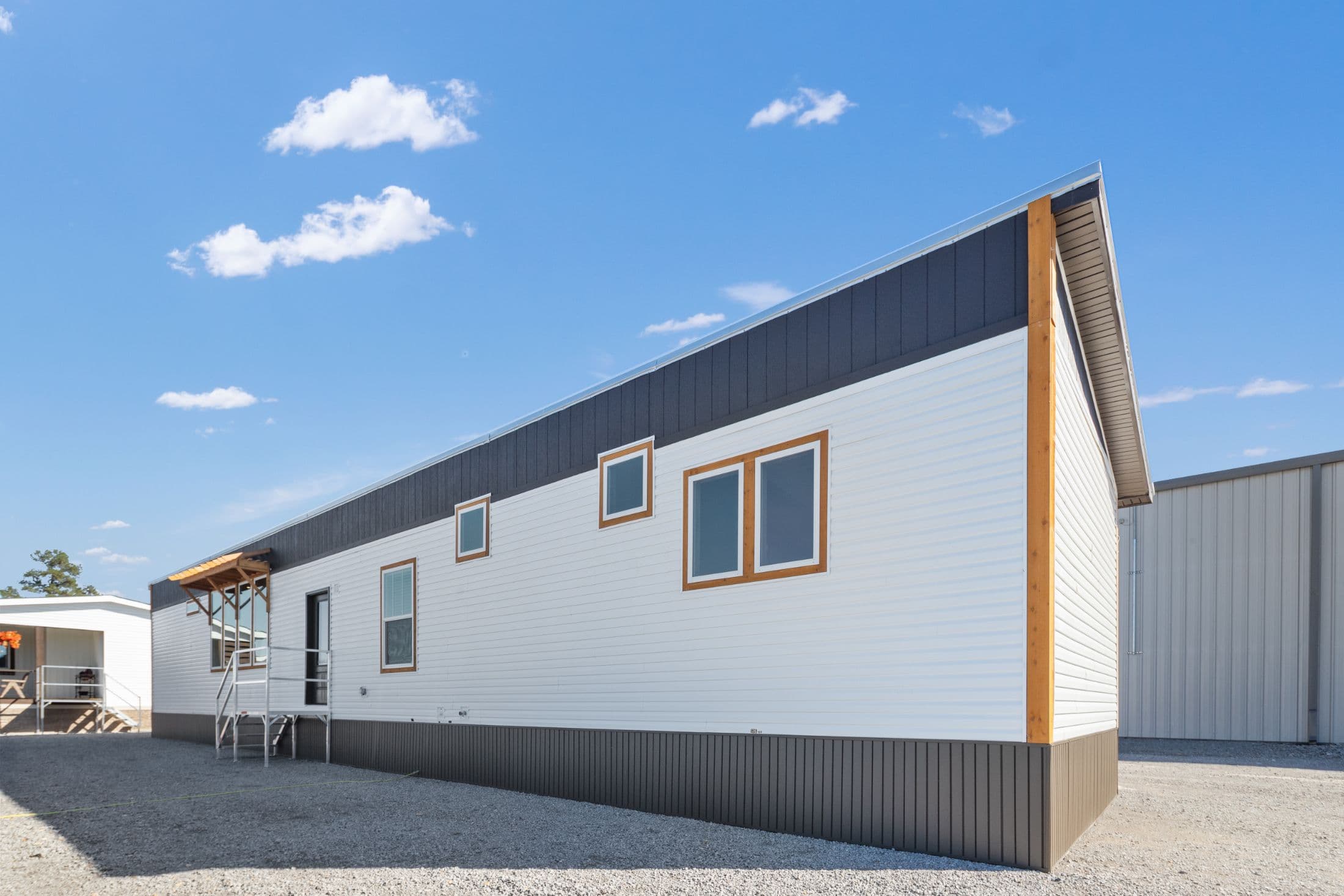 The keystone exterior home features