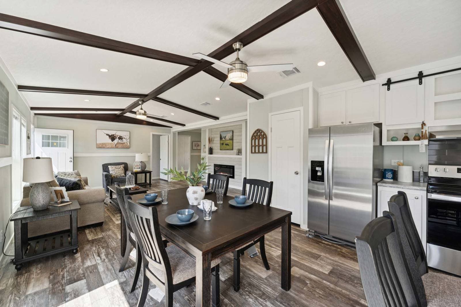 The maddux kitchen home features