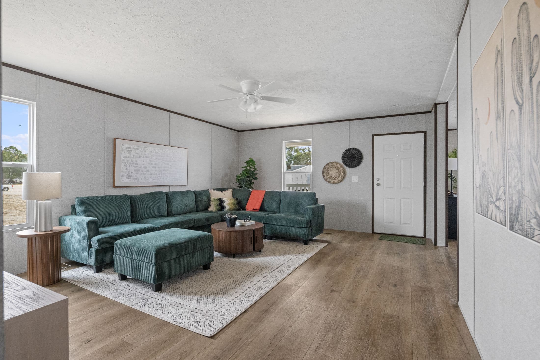 The porch model 3252 interior home features