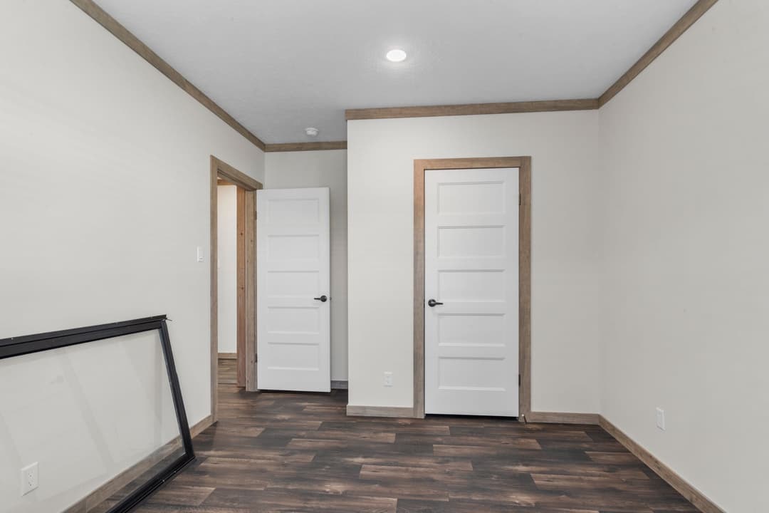 The cedar creek bedroom home features