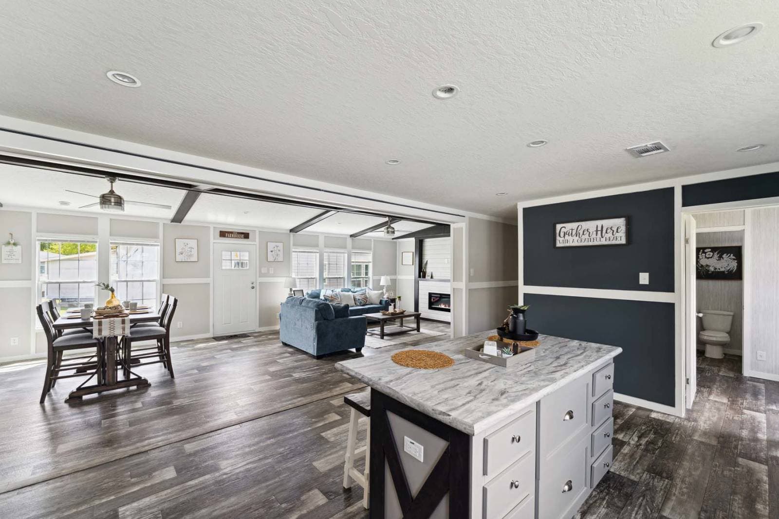 The chipper kitchen home features