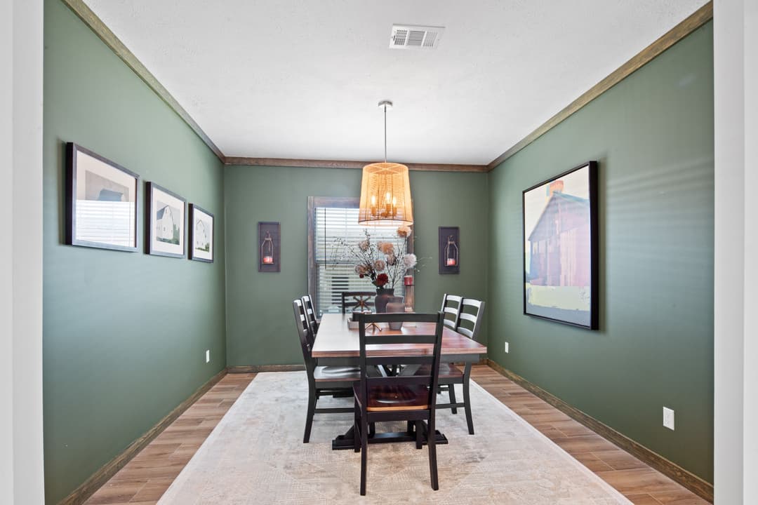 The low country interior home features