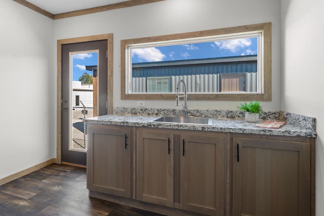 The cedar creek interior home features