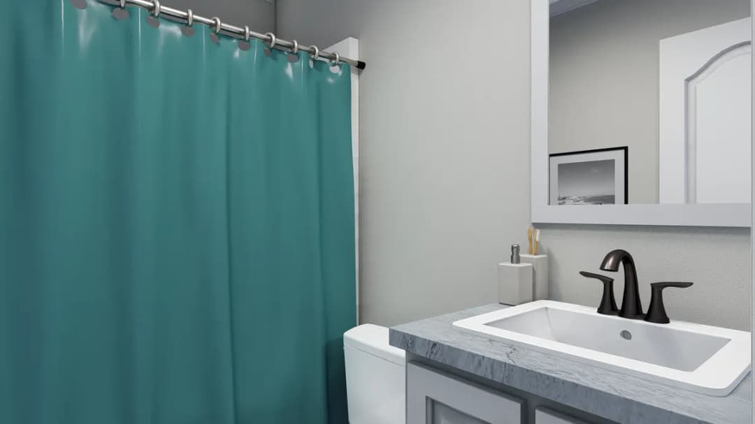 The waverly bathroom home features