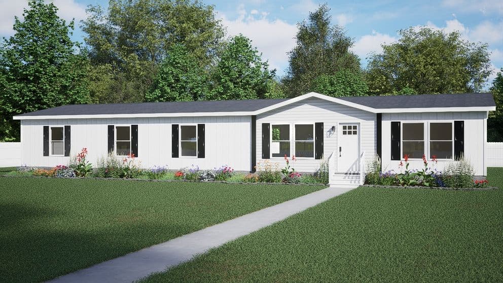 Sevier elevation and exterior home features