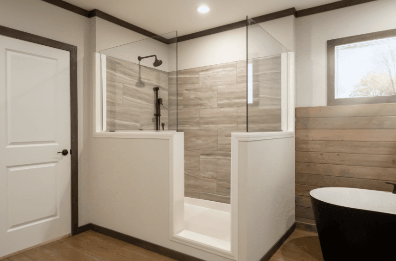The keep bathroom home features